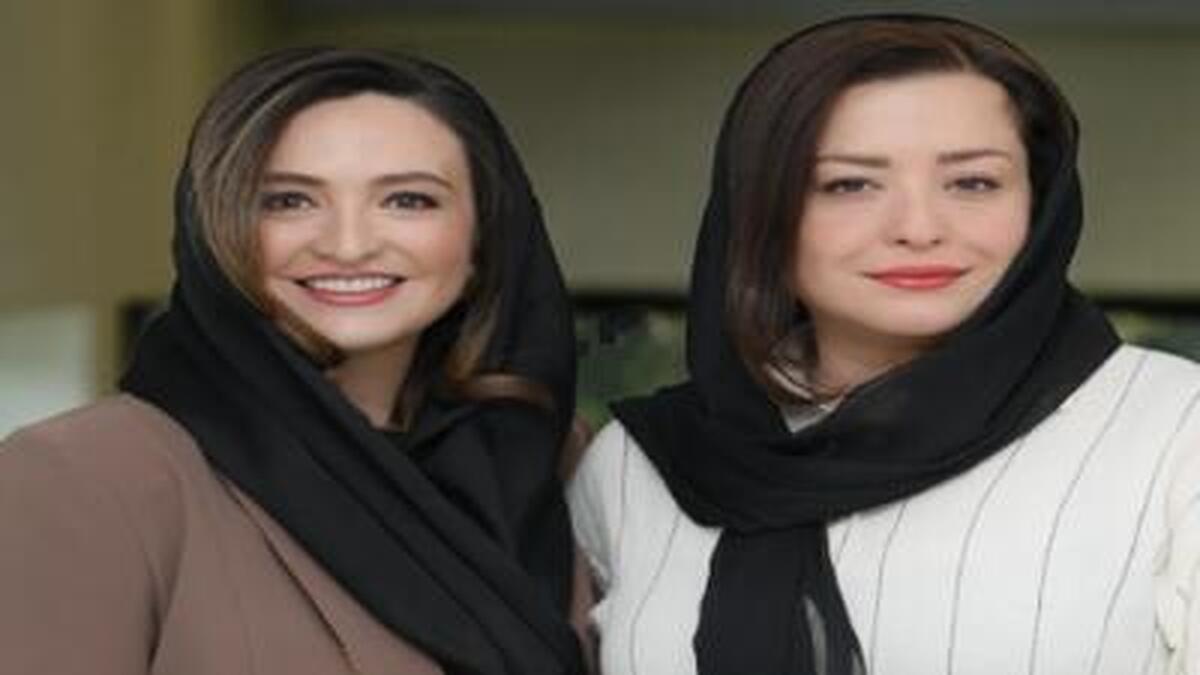 تصاویر گلاره عباسی و مهراوه شریفی نیا در نمایشگاه کتاب+ عکس