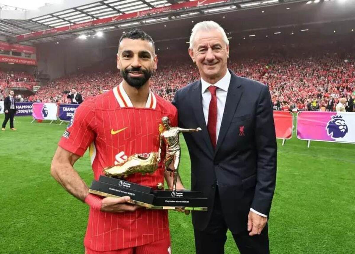 محمد صلاح بهترین بازیکن فصل لیگ انگلیس شد