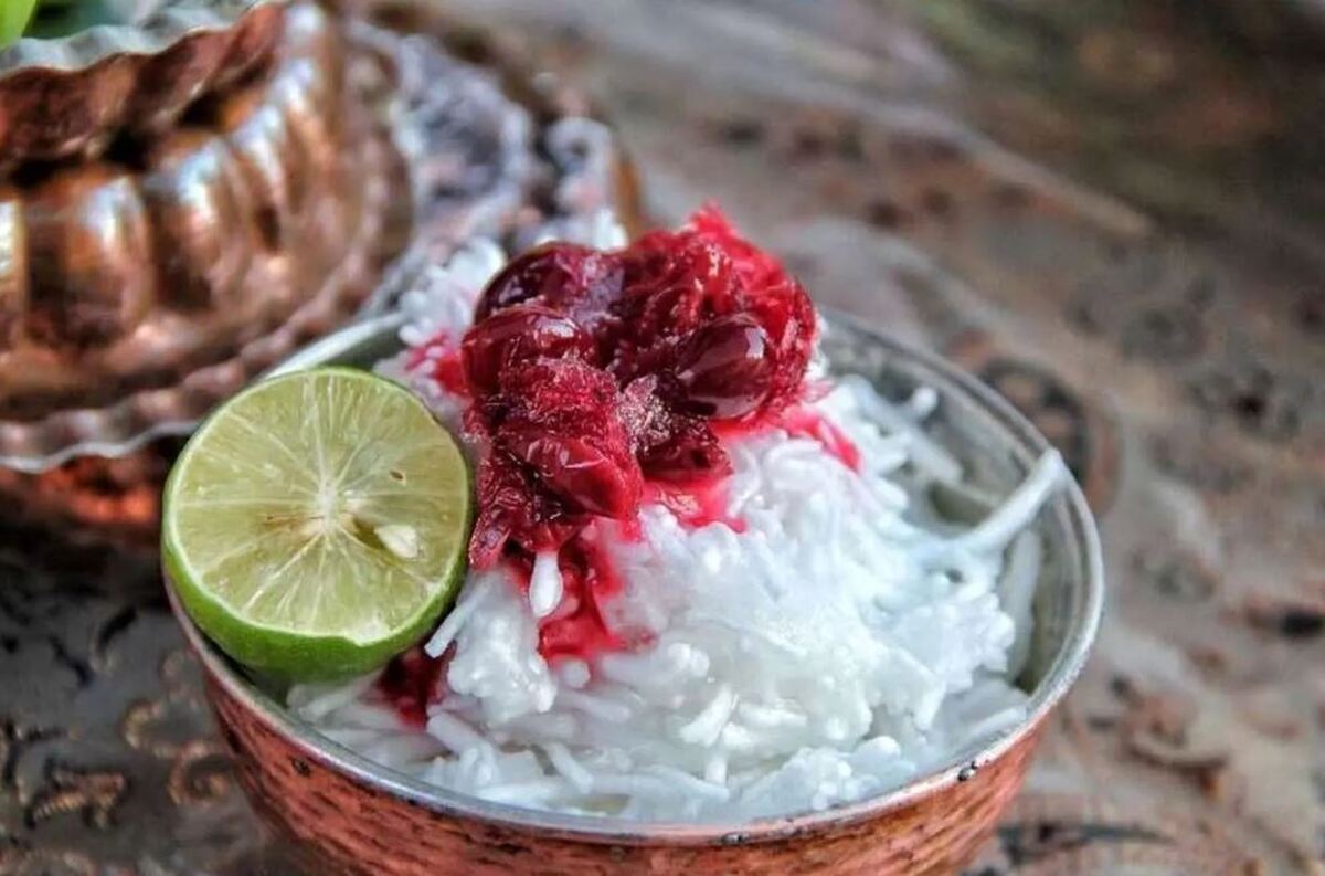 طرز تهیه فالوده شیرازی به روش بازاری