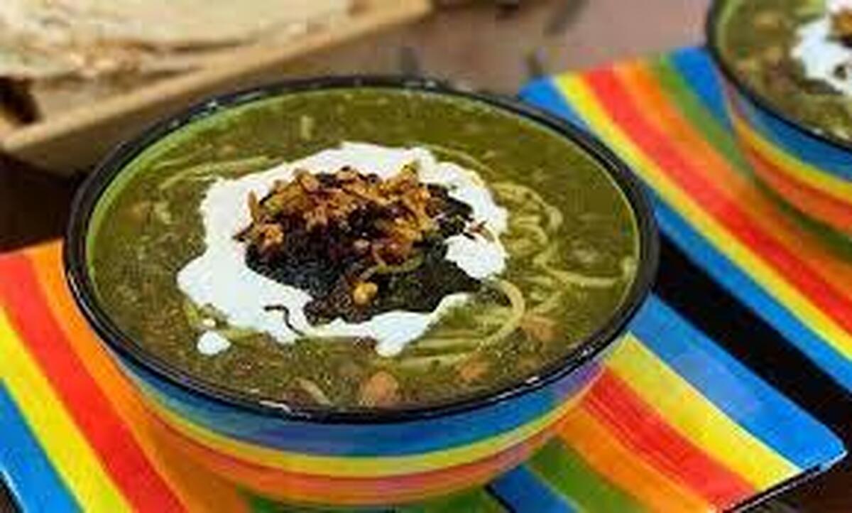 طرز تهیه آش رشته خانگی با اصول نذری با نکات جاافتادن