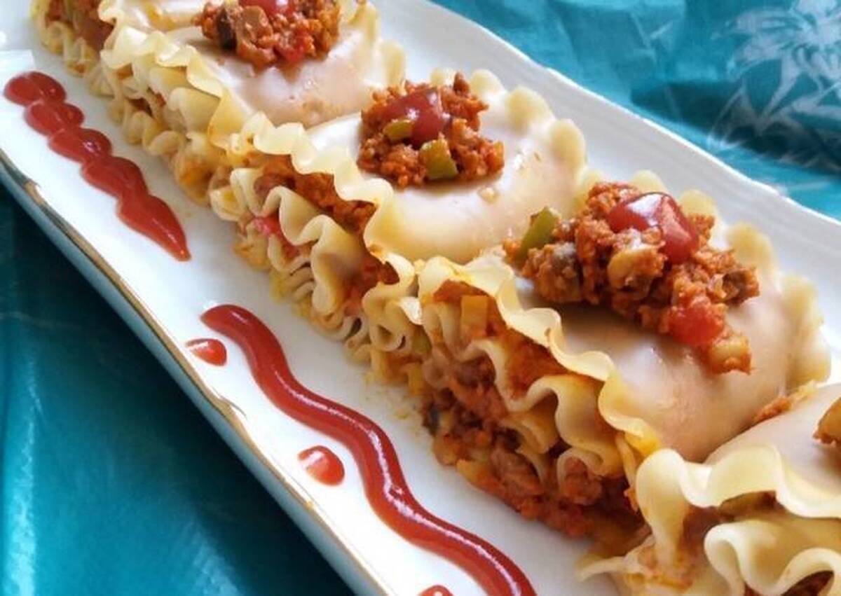 طرز تهیه لازانیا رولی بدون سس بشامل؛ راحت و فوری