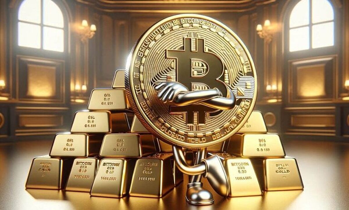 چشم‌انداز بازار؛ بیت کوین و طلای جهانی در بوته آزمایش شرایط بحرانی / آیا بیتکوین از روند صعودی طلای جهانی جا می‌ماند؟